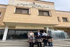 بازدید دانشجویان دکتری سلامت در بلایا و فوریت ها از اداره کل پزشکی قانونی استان فارس